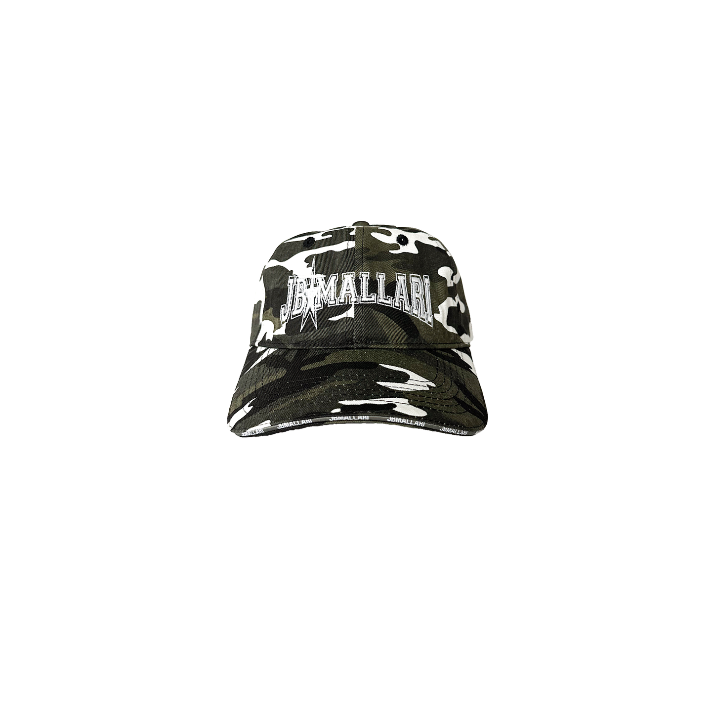 VARSITY CAP IN WHITE/GREEN CAMO
