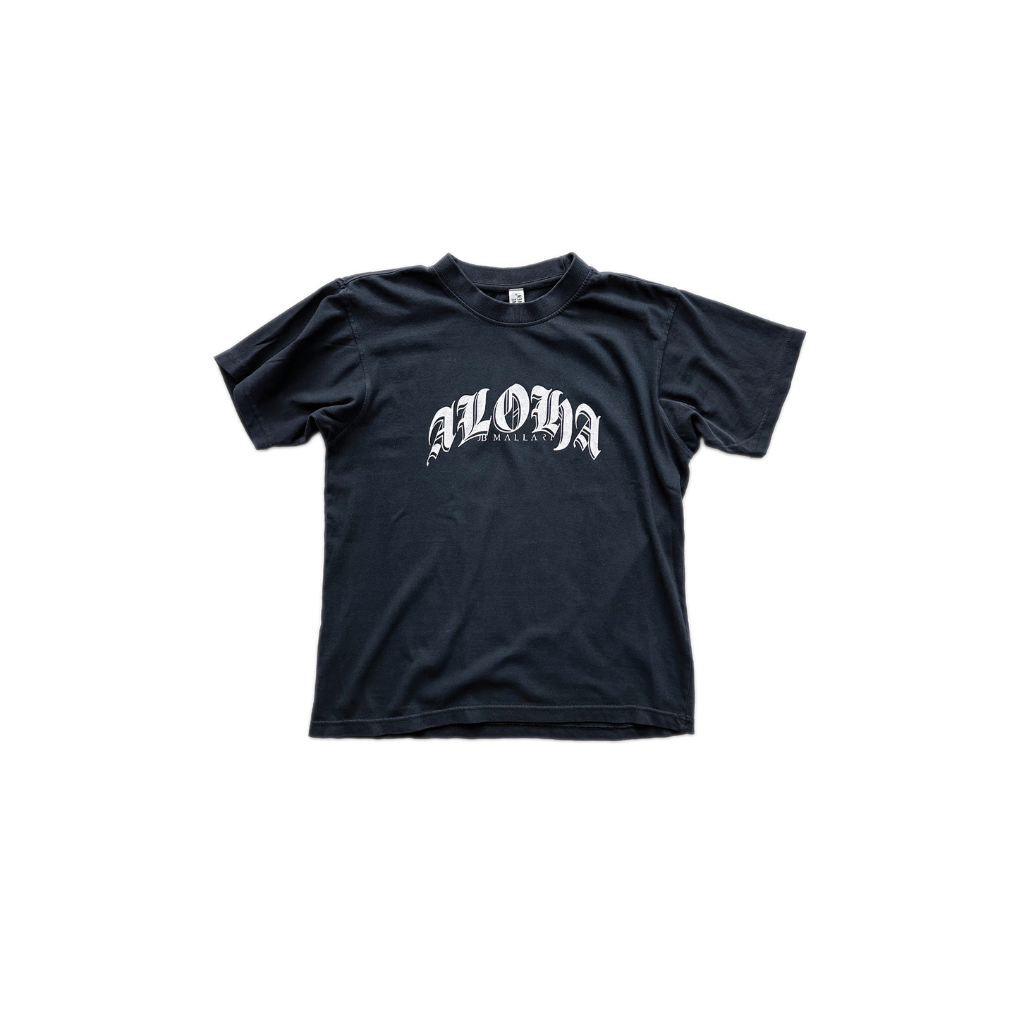 ALOHA TEE IN VINTAGE BLACK