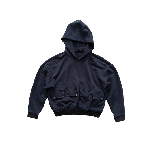 CARGO HOODIE V2 VINTAGE BLACK