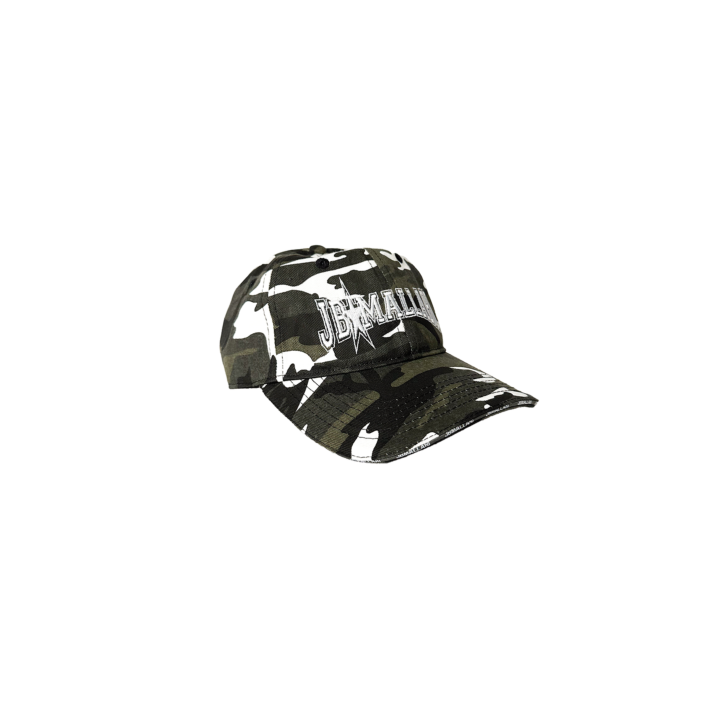 VARSITY CAP IN WHITE/GREEN CAMO