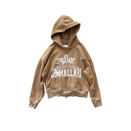 BLEACHER ZIP HOODIE IN SAHARA