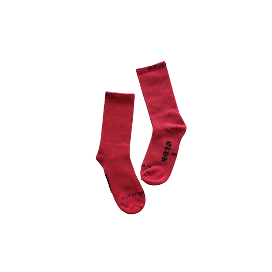 JBM CLASSIC CREW SOCKS IN RED