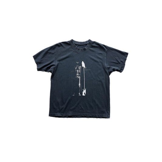 SKELETON SURFER TEE IN VINTAGE BLACK