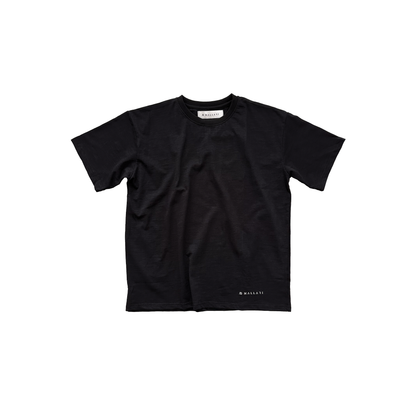 A-H 24-25 SLUB TEE IN BLACK